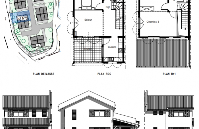 TROIS-RIVIERES- LOT 1- Maison T4 DUPLEX AVEC TERRASSE, JARDIN PRIVATIF ET STATIONNEMENT.