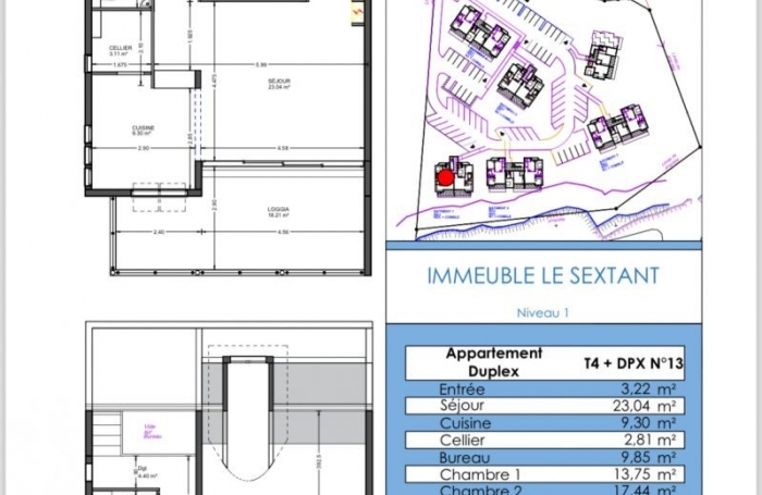 Vente Appartement 115m&sup2; 4 pi&#232;ces Vieux Fort