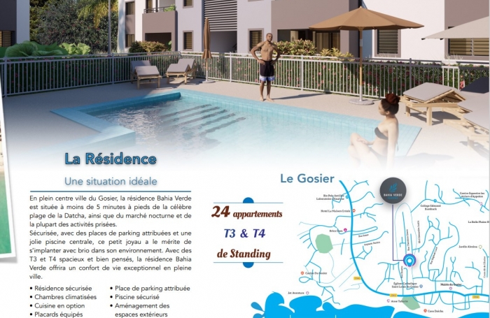 À Vendre  Résidence Bahia Verde, Le Gosier, Guadeloupe