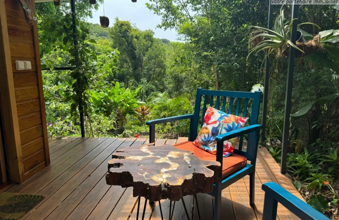 VIEUX FORT, Coup de cœur, magnifique Villa vue mer avec piscine, bungalow aménagé