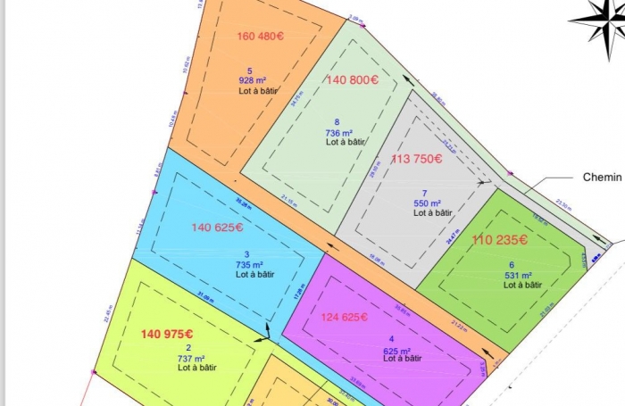 Vente Terrain 97139