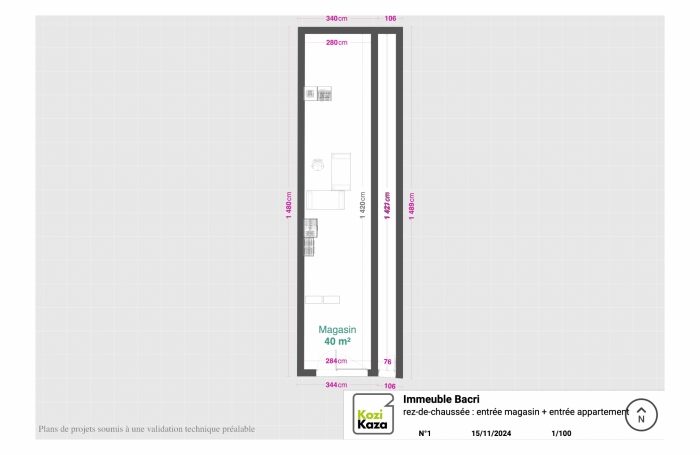 IMMEUBLE DE RAPPORT - 138 M2 - POINTE-A-PITRE - MANDAT EXCLUSIF