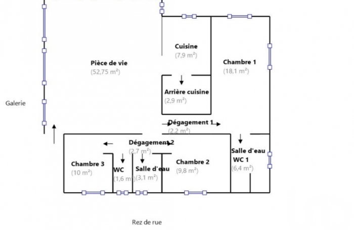 Vente Maison 168m&sup2; 7 pi&#232;ces Trois Rivières