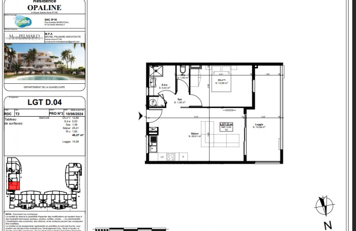 APPARTEMENT T2 RESIDENCE EN VEFA SAINTE-ANNE SECTEUR (GISSAC)