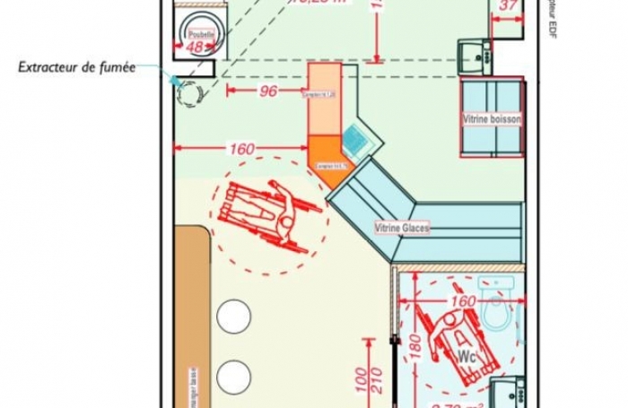 Local commercial de 60m2- EN ZONE FRANCHE URBAINE