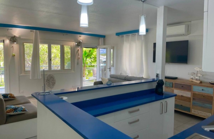 EXCLUSIVIT&Eacute; Grand studio meubl&eacute; &agrave; vendre &agrave; Saint-Fran&ccedil;ois, La Plantation Sainte-Marthe   Vue piscine, 1er &eacute;tag