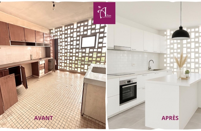 A VENDRE T5 DUPLEX de 98 m2 &agrave; RENOVER - Tour Anquetil 4 - LES ABYMES