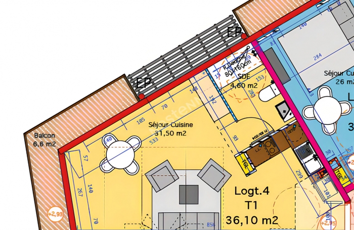 Vente Programme neuf 36.1m² 1 pièce Sainte Anne