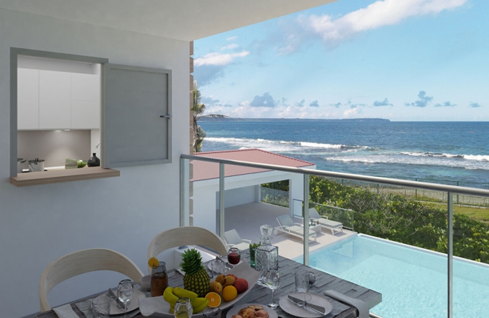 Vente Appartement 51.7m² 2 pièces Le Moule