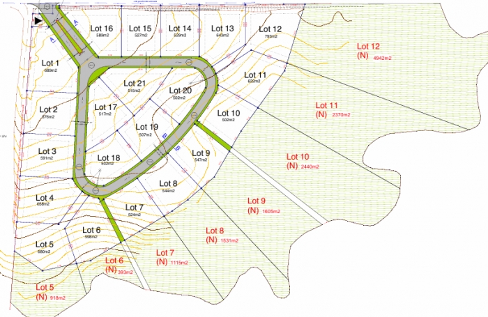 TERRAIN DANS LOTISSEMENT LOT 14