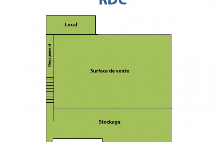 Location Local commercial 631m&sup2; Lamentin