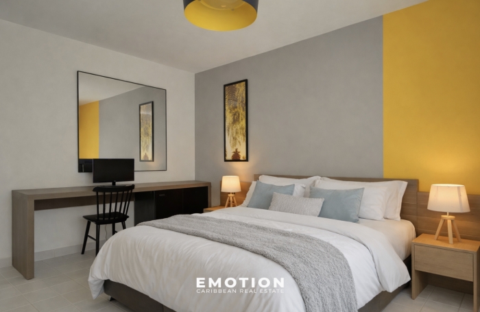 Studio climatis&eacute; de 25 m2   Saint-Fran&ccedil;ois   Mandat exclusif   R&eacute;sidence s&eacute;curis&eacute;e