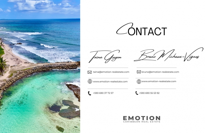 Studio climatis&eacute; de 25 m2   Saint-Fran&ccedil;ois   Mandat exclusif   R&eacute;sidence s&eacute;curis&eacute;e