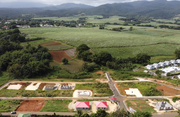 LAMENTIN  TERRAIN 504 M2 VUE MONTAGNE