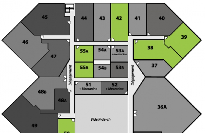 LOCAL COMMERCIAL LOT 50  IMMEUBLE ORLANDO ETAGE