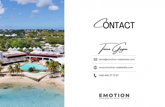 Studio de 23 m2   Saint-Fran&ccedil;ois   Mandat exclusif   R&eacute;sidence s&eacute;curis&eacute;e