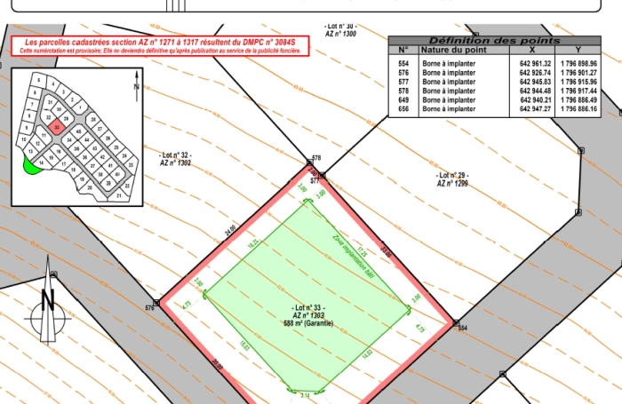 Vente Terrain 97129