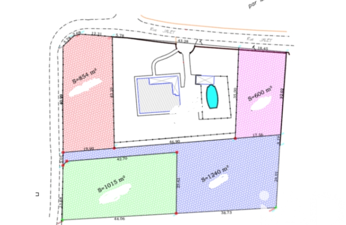 Vente Terrain 854m&sup2; Capesterre Belle Eau