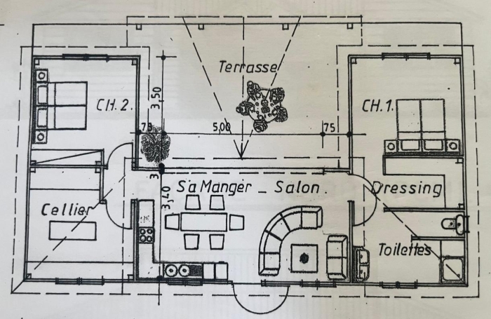 Vente Maison 86m&sup2; 3 pièces Le Moule