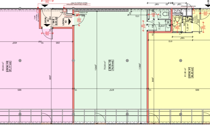 Location Bureaux 84.45m&sup2; Les Abymes
