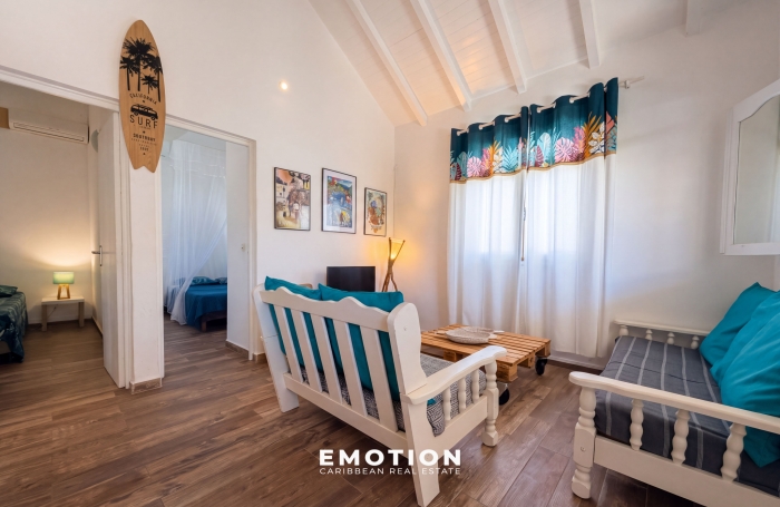 Ensemble immobilier   4 g&icirc;tes meubl&eacute;s   Piscine - Sainte-Anne