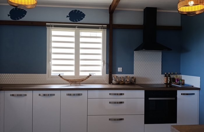 Villa contemporaine de plain-pied, vue imprenable sur les &Icirc;lets Pigeon