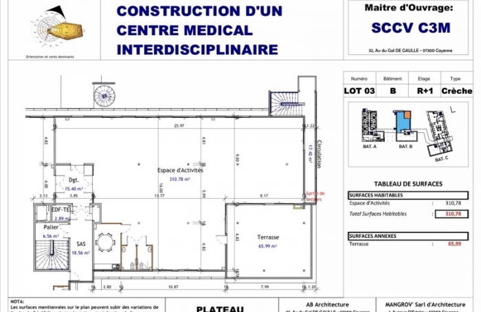 Vente Fonds de commerce 292m&sup2; Cayenne