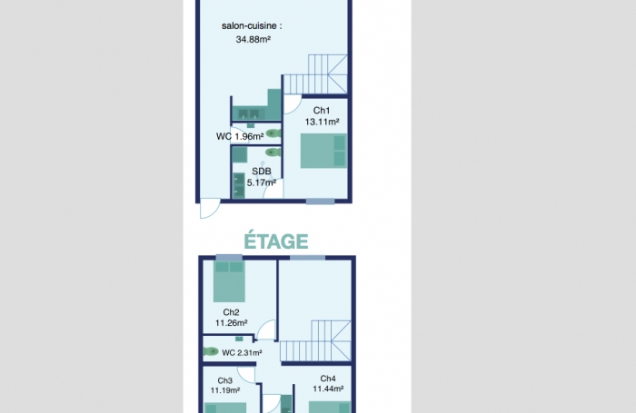 Location Maison 100m&sup2; 5 pi&egrave;ces Matoury