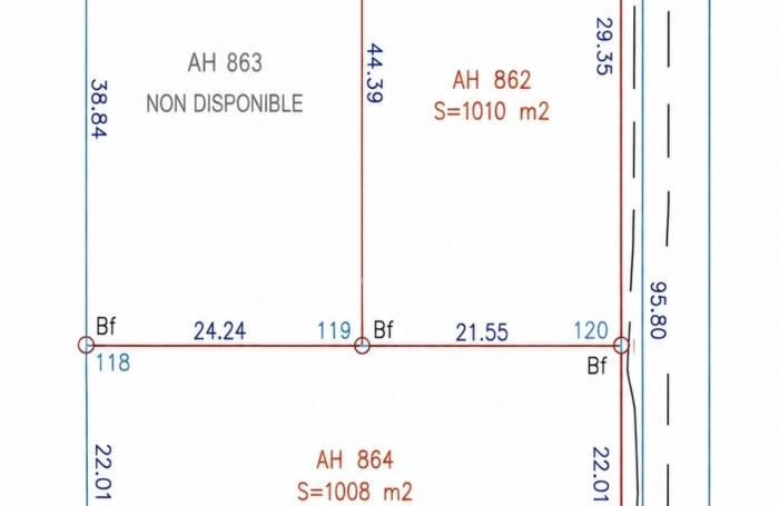 Vente Terrain 1010m&sup2; Macouria Tonate