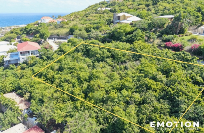 Terrain 1 537 m2 - Constructible - Oyster Pond Estate