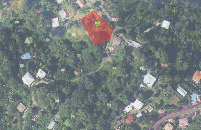 Terrain de 1575m2 à Vendre en Exclusivité au Robert, Martinique