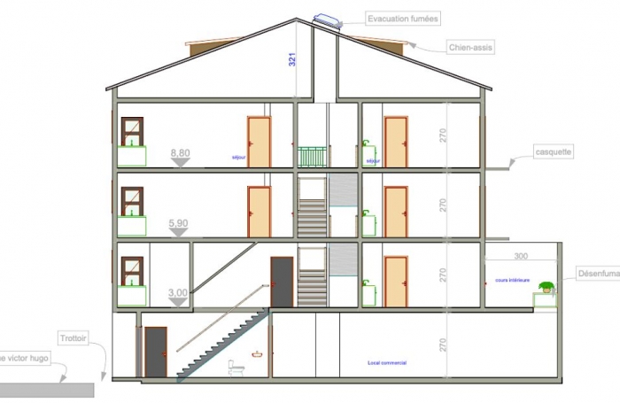 Vente Terrain 111m&sup2; Fort de france