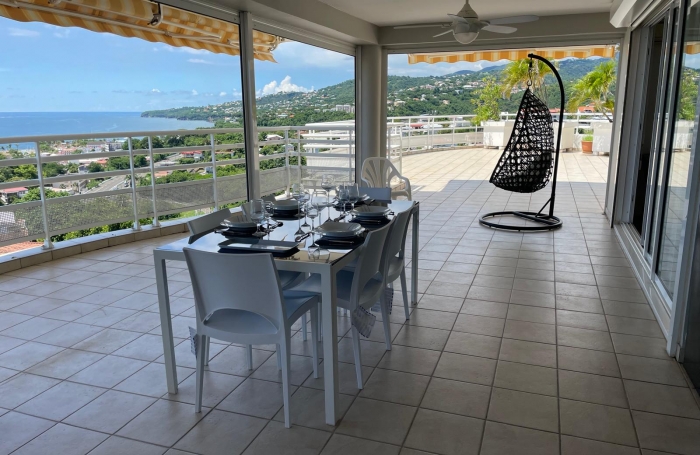 Appartement d'exception T5 meublé vue mer - Schoelcher