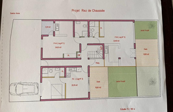 Vente Immeuble 240m&sup2; 10 pi&#232;ces Sainte Anne