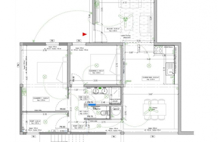 Location Maison 77.7m&sup2; 3 pi&#232;ces Fort de france