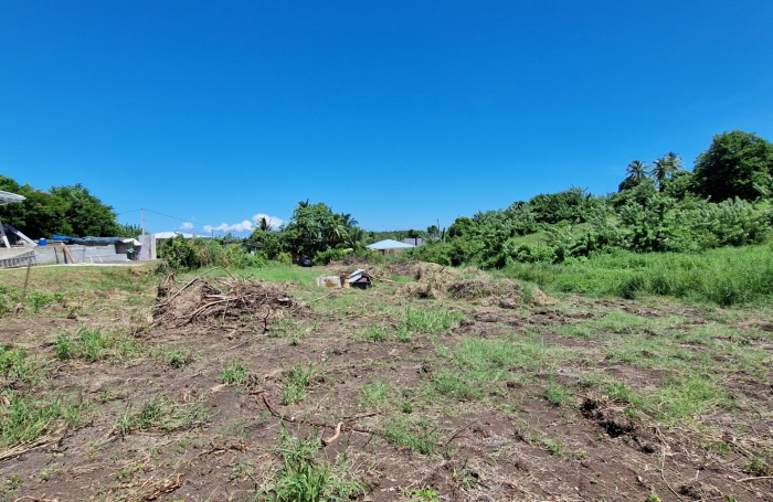 Terrain constructible 1 100 m2   Zone U4   Emplacement id&eacute;al - LE VAUCLIN