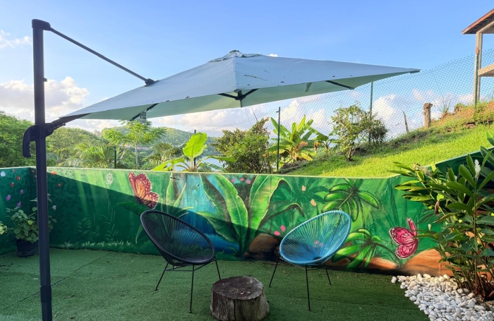 T3 75 m2 + terrasse-jardin 24m2 - Vue mer - LES TROIS ILETS
