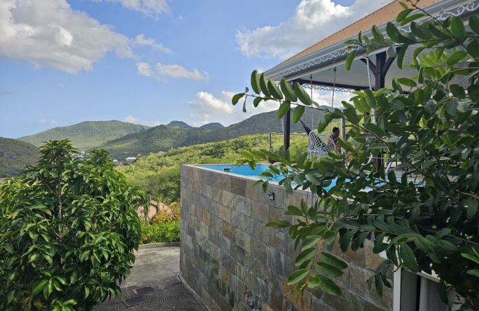 Villa avec vue mer, piscine et fort potentiel locatif   Les Anses-d'Arlet