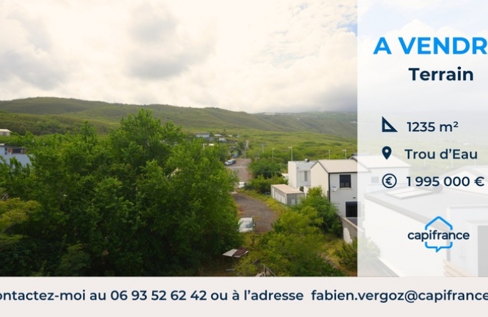 Vente Terrain 1618m&sup2; Saint Gilles les Bains