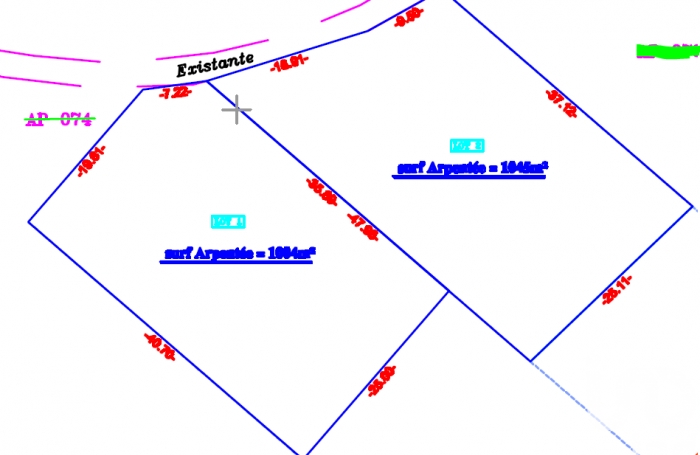 Vente Terrain 1000m&sup2; Plaine des Palmistes