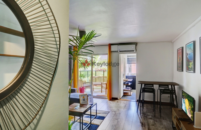 Appartement T2 (1 chambre), 44 m2, meublé et rénové à Sainte-Clotilde