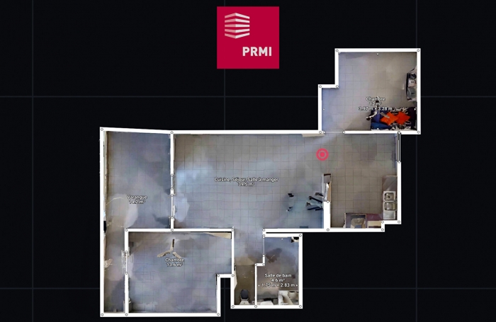 Vente Appartement 72.32m² 3 pièces Saint Gilles Les Hauts