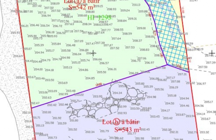 Vente Terrain 542m² Rivière Saint Louis