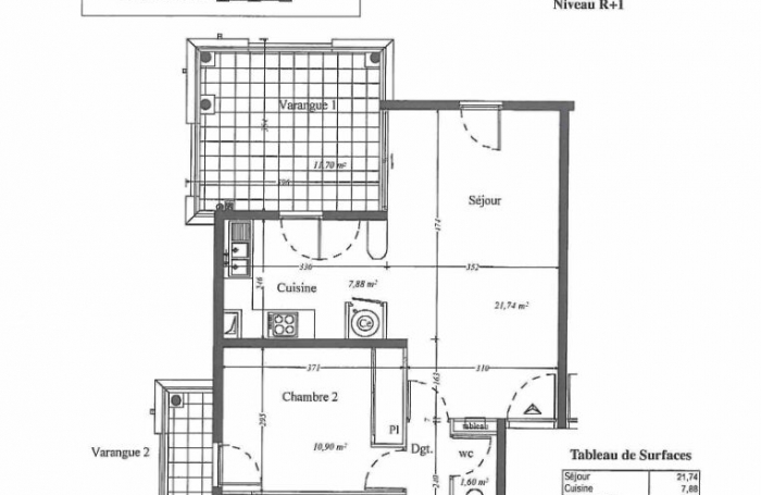 Vente Appartement 60.42m² 3 pièces Bras-Panon