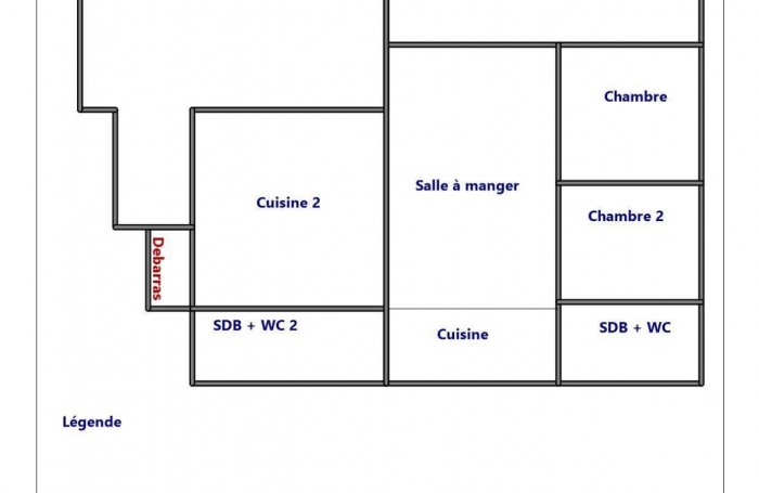 Lot de 2 biens maison plus local commerce à La Plaine des Palmistes