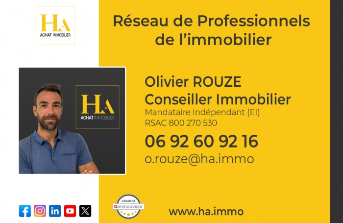 Vente Appartement 60.96m² 3 pièces La Possession