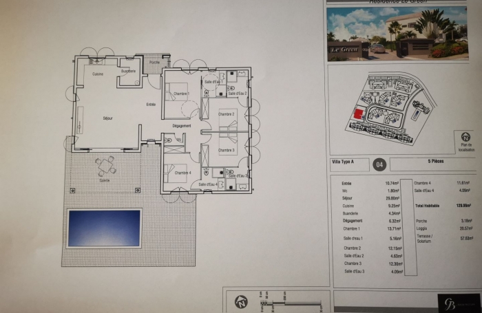 Vente Maison 129.99m² 4 pièces Sainte Anne