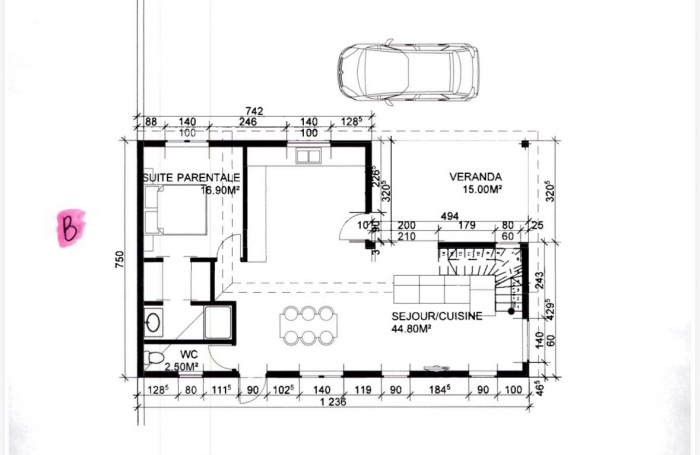 En location à La Ravine des Cabris : maison neuve avec 4 pièces