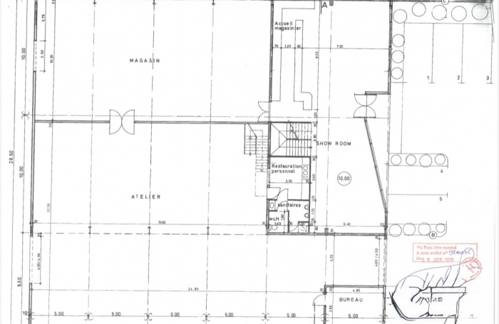 Local de 200 m2 sur terrain de 1000 m2