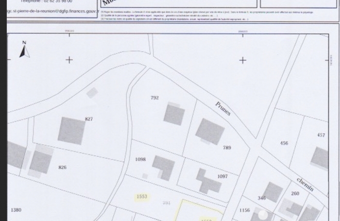 Vente Terrain 844m&sup2; Saint Joseph